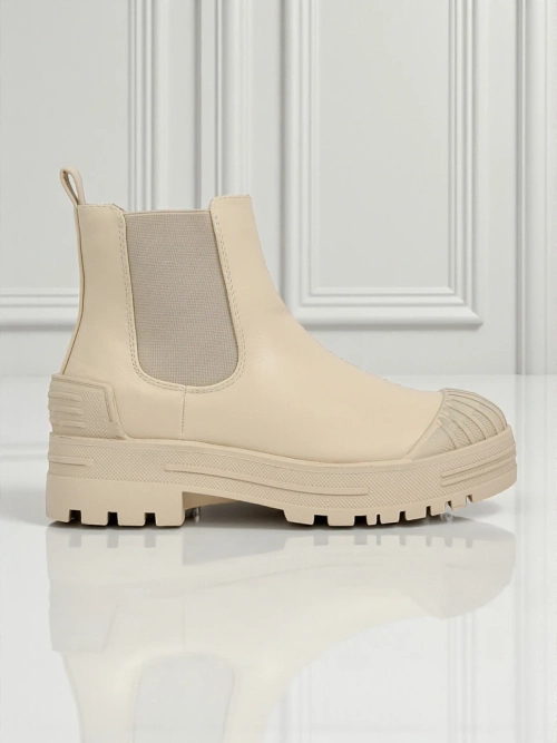 Ботильйони на платформі зі штучної шкіри Amber Veil