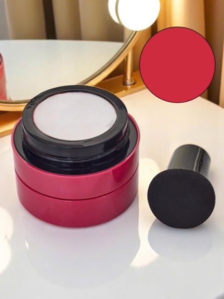 Tvářenka s houbičkou, odstín Orchid