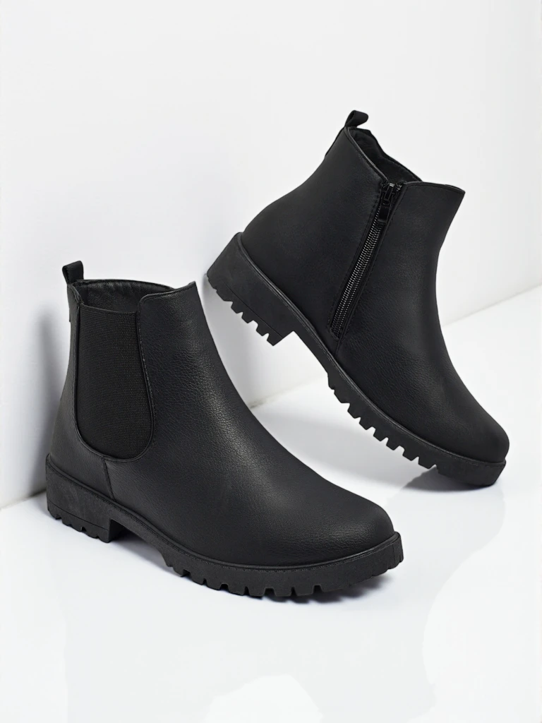 Dámské kotníkové boty a'la Chelsea z eko kůže Belmo