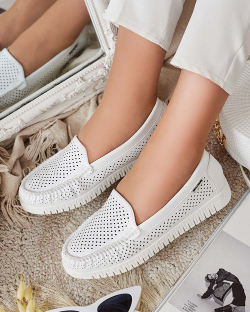 Royalfashion Жіночі шкіряні мокасини Nafis