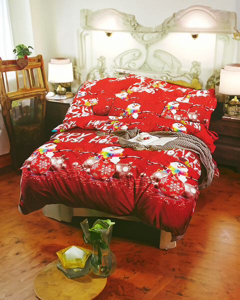 Royalfashion Vánoční povlečení 160x200 set 3-dílný