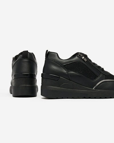 Royalfashion Dámské sportovní tenisky na platformovém podpatku v barvě Liodi