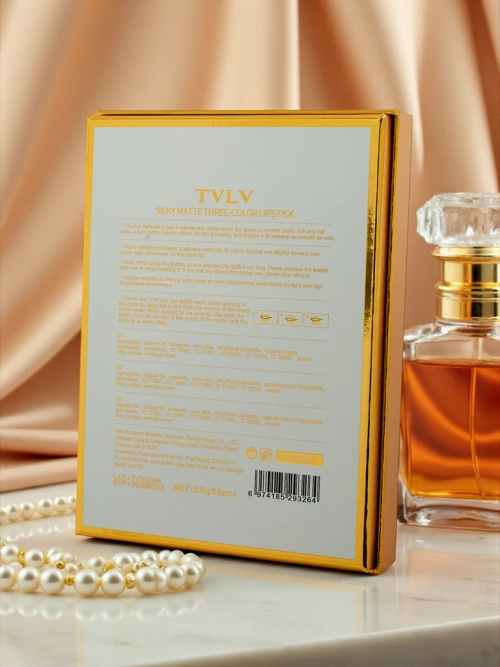 Aphrodite Aurora Luxe — Елегантний Шкіряний Футляр з Тріо Помад 2,5/10ml Amalfi