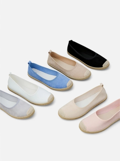 Royalfashion Dámské espadrilky z eco-suede Aroles