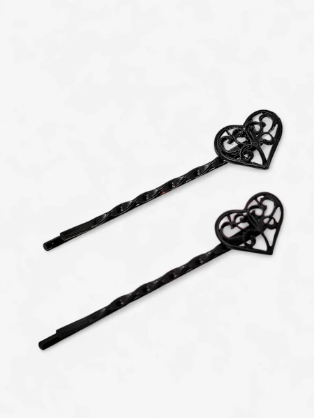 Royalfashion Sponky do vlasů se srdíčky