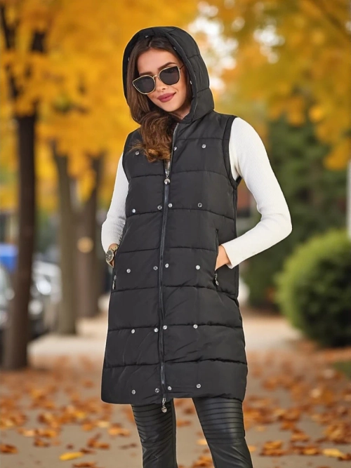 Royalfashion Жіноча куртка з відстібними рукавами