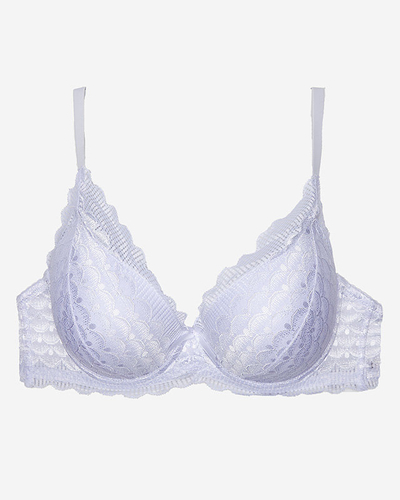 Bílá vyztužená dámská podprsenka s koksem - Spodní prádlo