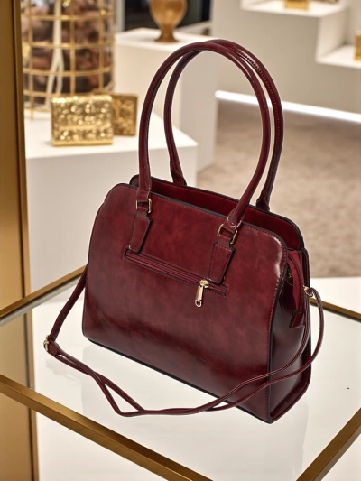 Dámská shopper kabelka z eko kůže s ražbou Iron Lace