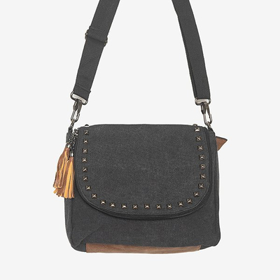 Чорна сумочка з орнаментом - Сумочки