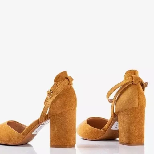 ВИХІД Насоси коричневого крою на вищій стійці Party Time - Взуття