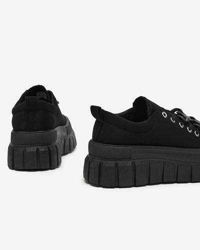 Černé vysoké dámské tenisky Mishta - Obuv