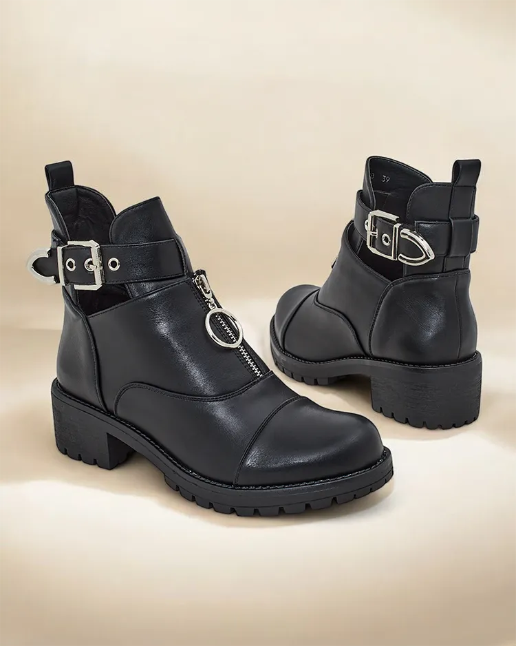 Dámské kotníkové boty Royalfashion typu worker Komoves