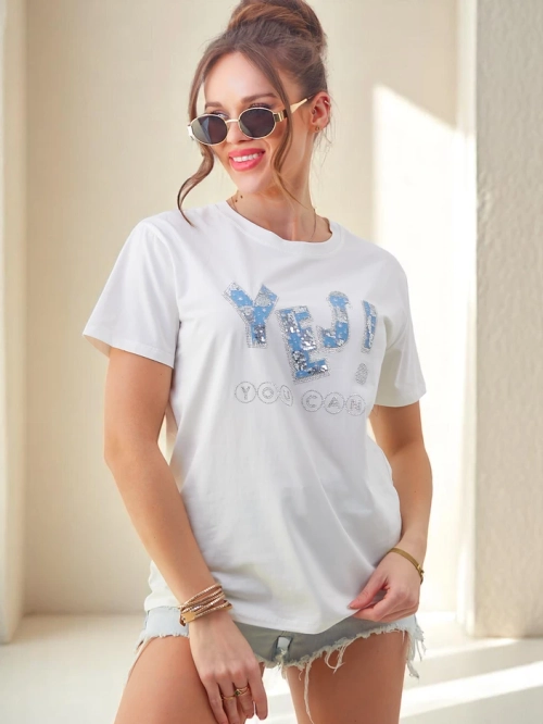 Royalfashion Жіноча бавовняна футболка Так!