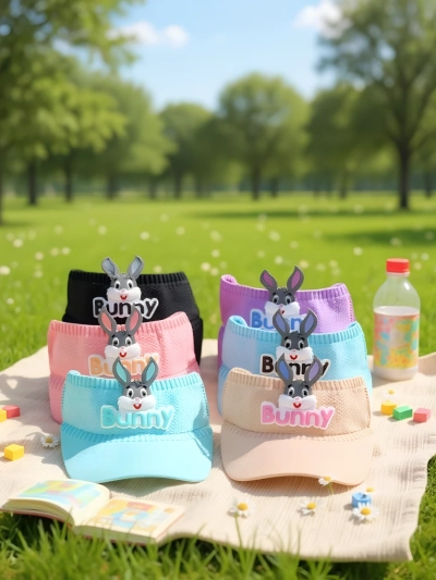 Royalfashion Дитяча козирка з вушками кролика