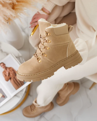 Royalfashion Světle hnědé dámské trapézy Develier