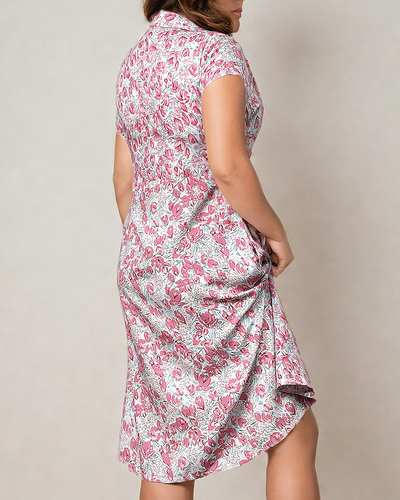 Royalfashion Dámské květinové midi šaty