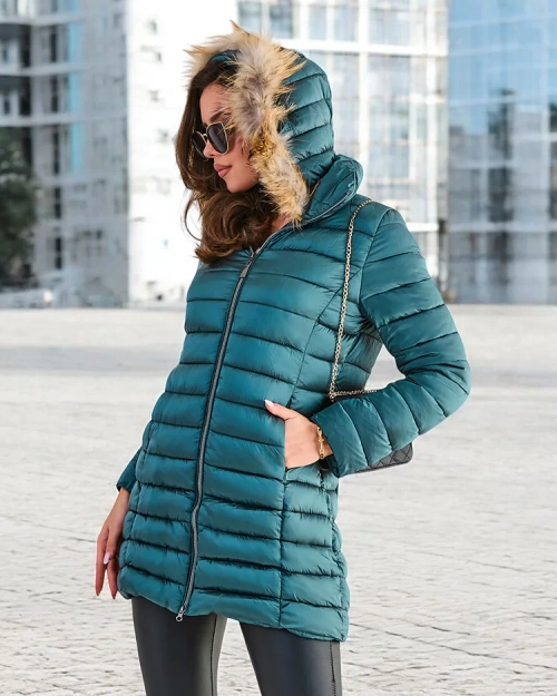 Women's quilted winter jacket by Royalfashion