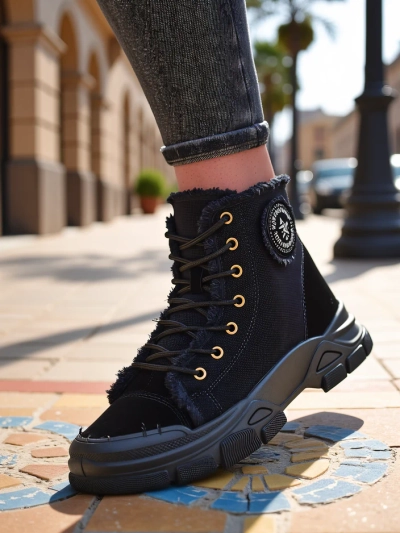 Royalfashion Vysoké dámské sneakers Hirrias