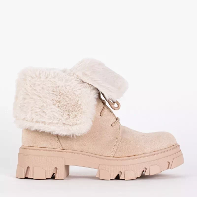 OUTLET Бежеві жіночі еко замші Itsumi - Взуття