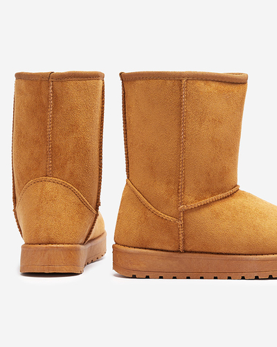 Черевики жіночі утеплені з екозамші Camel Kekic- Footwear