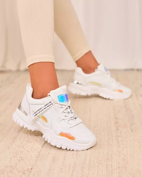 Bílé dámské tenisky Holys - Obuv