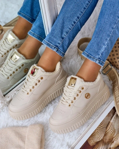 Royalfashion Утеплені жіночі кросівки з хутром Sofi