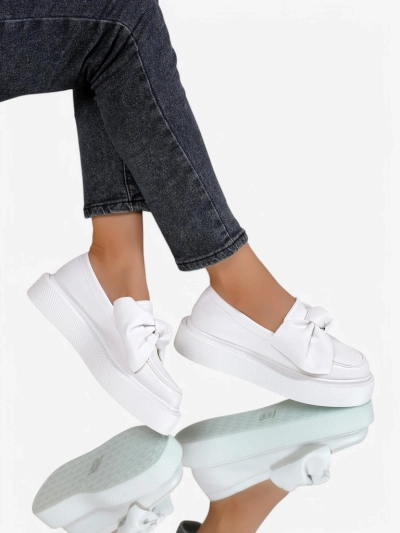 Royalfashion Елегантні жіночі мокасини з бантом Ortto