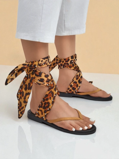 Royalfashion Жіночі в'єтнамки з декоративним ремінцем Safari Sweet