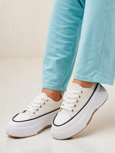 Royalfashion Жіночі платформи-сникери Beemes