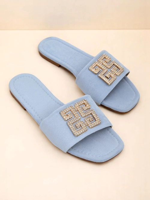 Royalfashion Жіночі сланці на пласкій підошві Zamila