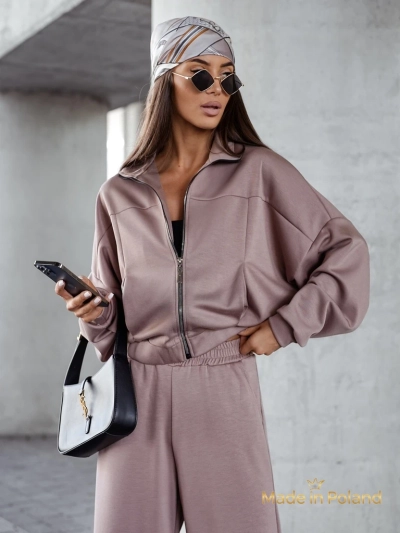 Viskózová dámská tepláková souprava Long Waves