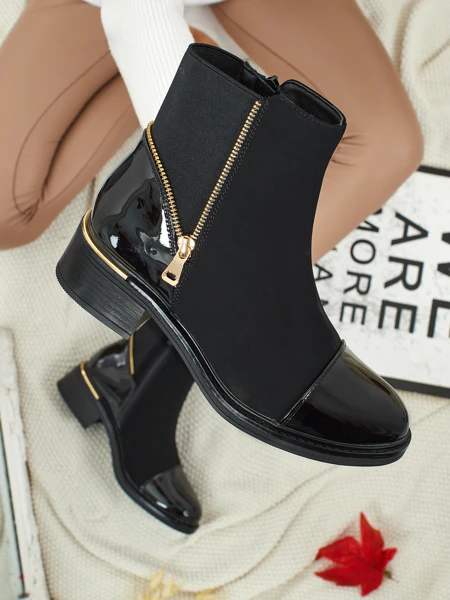 Dámské kotníkové boty z eko kůže Selyrix