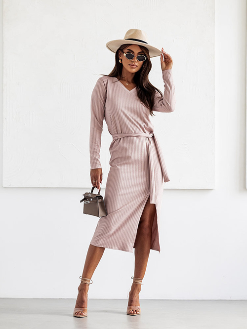 Жіноча бавовняна сукня довжиною до середини ікри Royalfashion