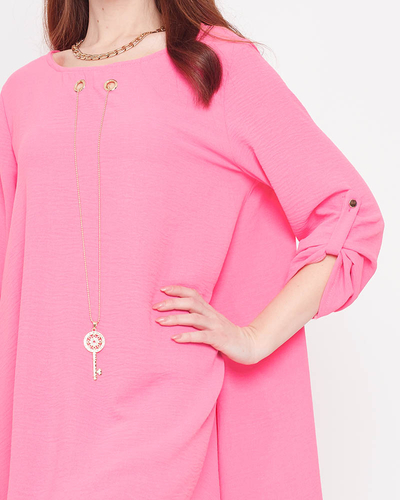 Růžové dámské minišaty Oblečení