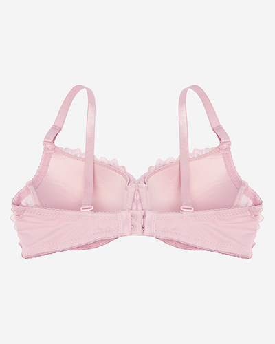 Dámská vyztužená podprsenka v růžové barvě- Spodní prádlo