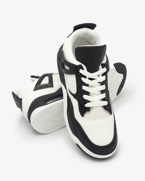 Чорно-білі жіночі спортивні кросівки Evoile- Footwear