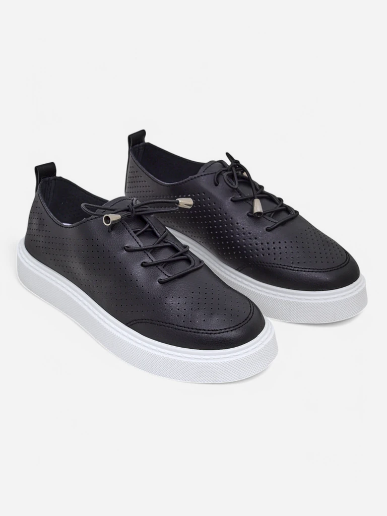 Royalfashion Dámské perforované sportovní šněrovací boty Vaned