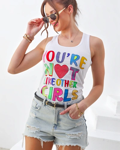 Royalfashion Жіночий бавовняний топ на бретельках з унікальними принтами