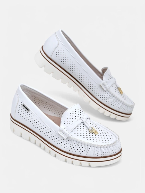 Royalfashion Жіночі перфоровані мокасини Elissas