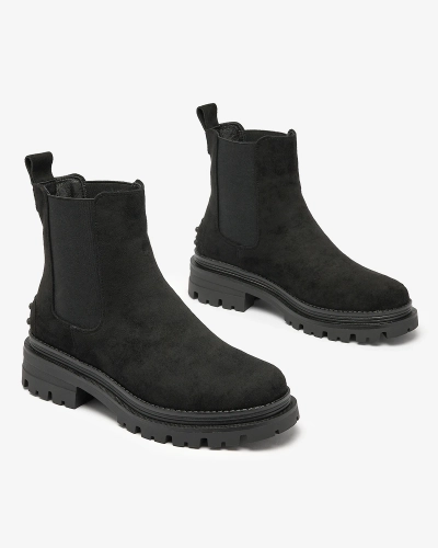 Royalfashion Černé dámské zateplené boty Comfy Walk