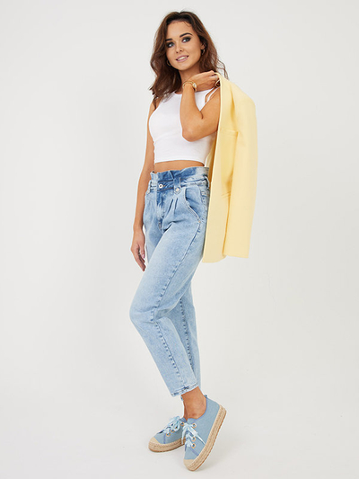 Kalhoty boyfriend džíny pro ženy - Oblečení