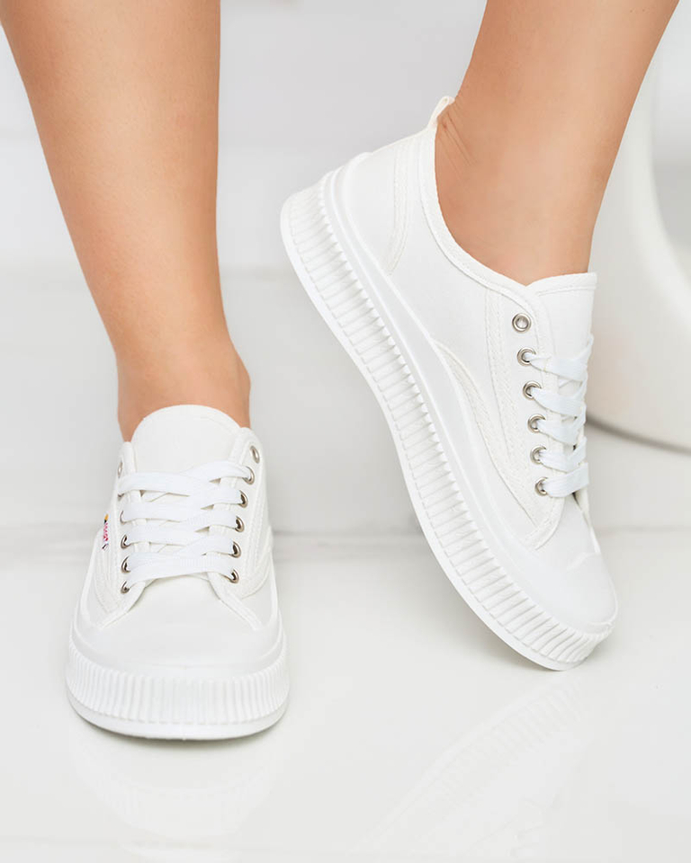 Dámské bílé tenisky Scola-Shoes