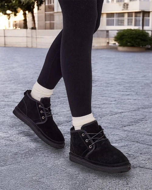 Чорні чоловічі утеплені черевики Gavin