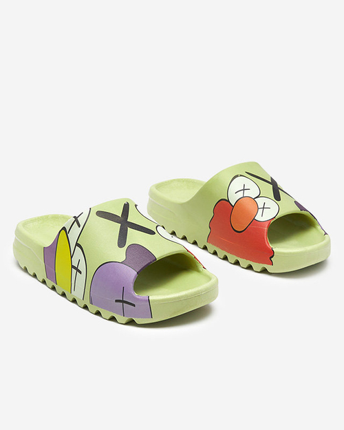 Зелені жіночі тапочки Elmino - Взуття