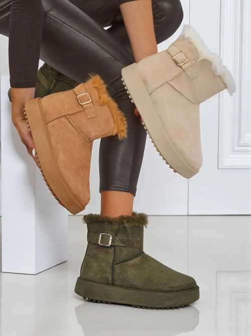 Royalfashion Короткі жіночі черевики a'la снігоходи Aurelia Classico