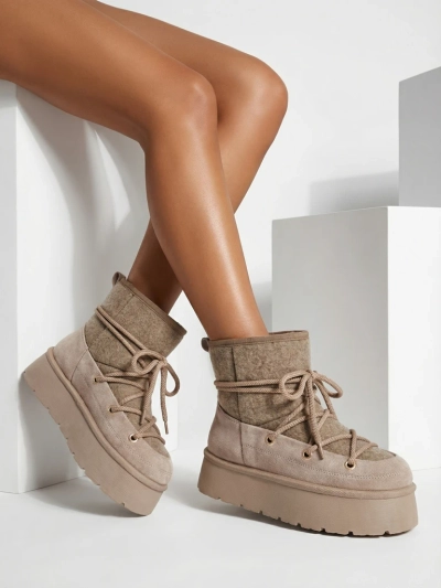 Royalfashion Dámské šněrovací sněhule Filori