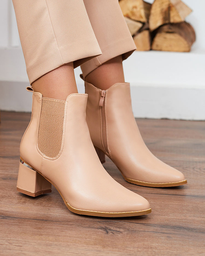 Royalfashion Білі жіночі черевики на шпильці Lady Jeny