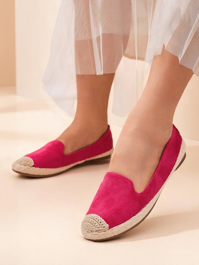 Royalfashion Dámské espadrilky z eko semiše Bombei