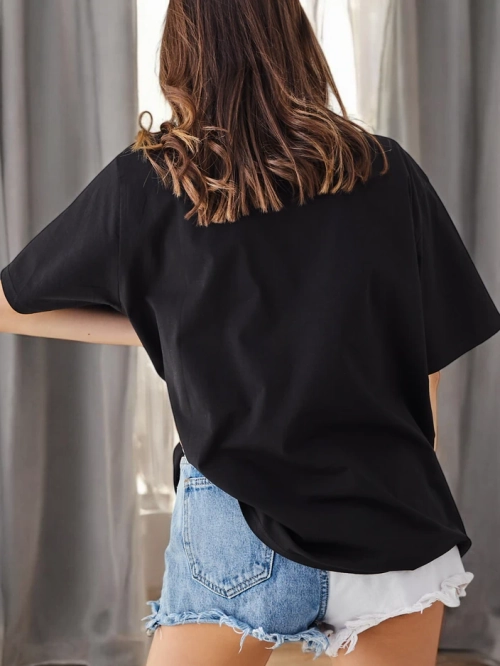 Royalfashion Жіноча бавовняна футболка Романтична метелик