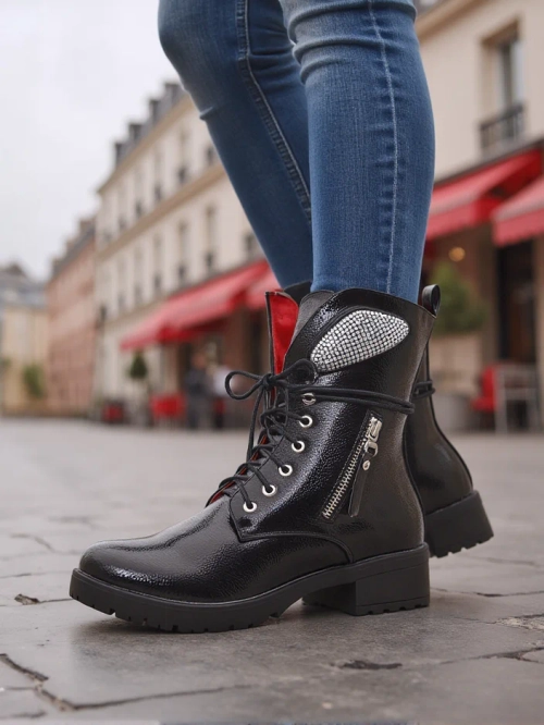 Royalfashion Жіночі черевики на щиколотці робочі черевики Volio